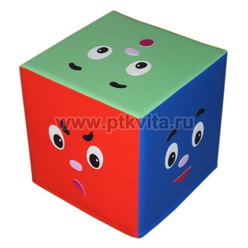 кубик Кубик с эмоциями игрушка 30*30 см — изображение 1