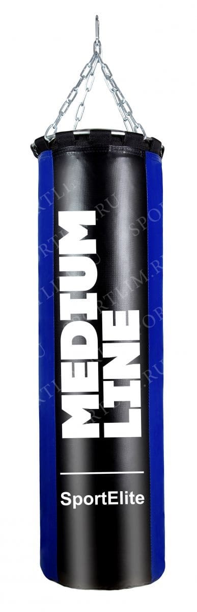 мед Мешок боксерский SportElite MEDIUM LINE (15 кг, , 60см,d-26, красный) — изображение 1