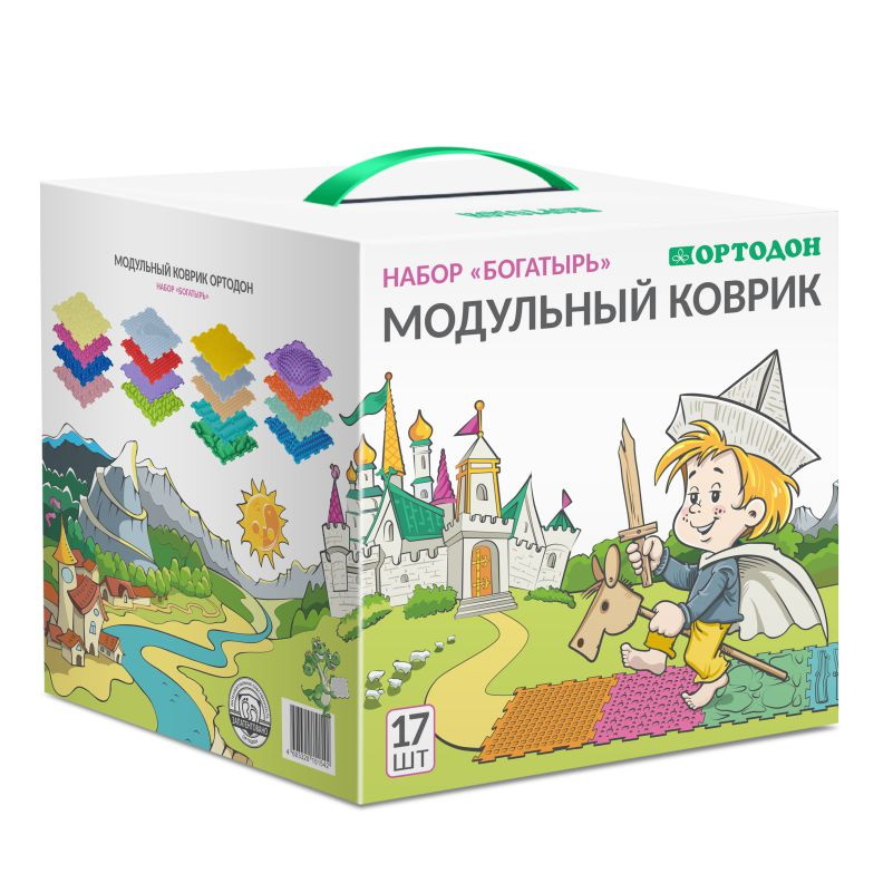 13ce0283e217ae336fedab93648a8362 Коврик модульный ОРТОДОН (17 пазлов) — изображение 1